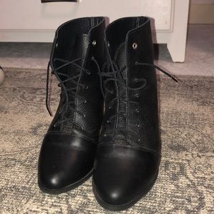 Lace up ankle boot